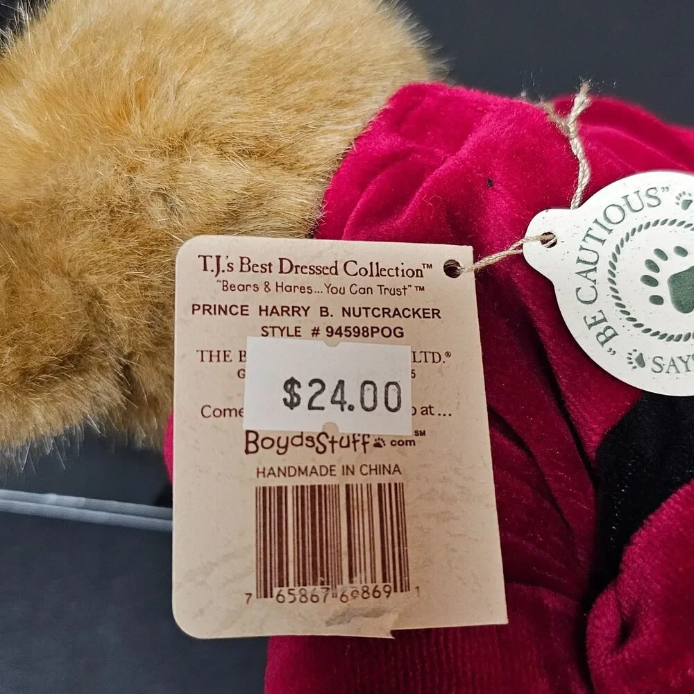 NWT Boyds Bears Prince Harry B Nutcracker 15